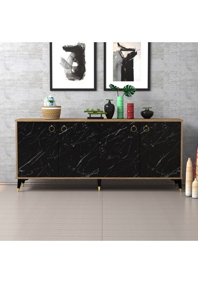 Ferniso Mobilya 180 Cm Çam-mermer Desen