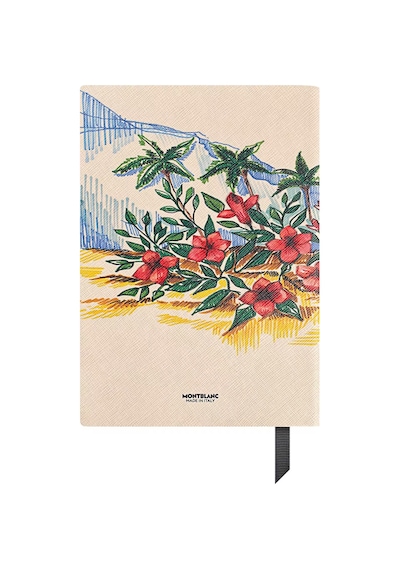 Montblanc The Summer Capsule Sartorial Deri Orta Boy Çizgili Deft Krem