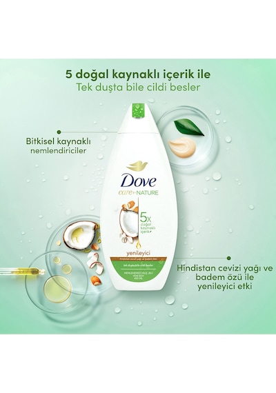 Nemlendirici Duş Jeli Hindistan Cevizi Yağı Ve Badem Özü 450 Ml X2 Diğer