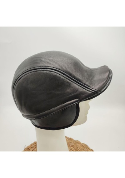 Önü Düz Ördek Model Kasket Siyah Renk