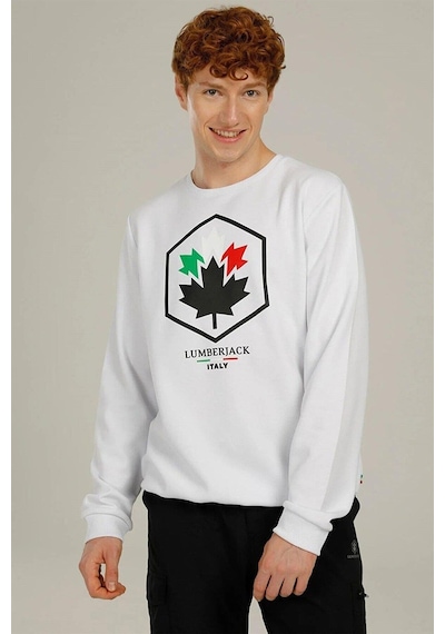Lumberjack Ct1047 Renato Logo Sweatshırt 2fx 001