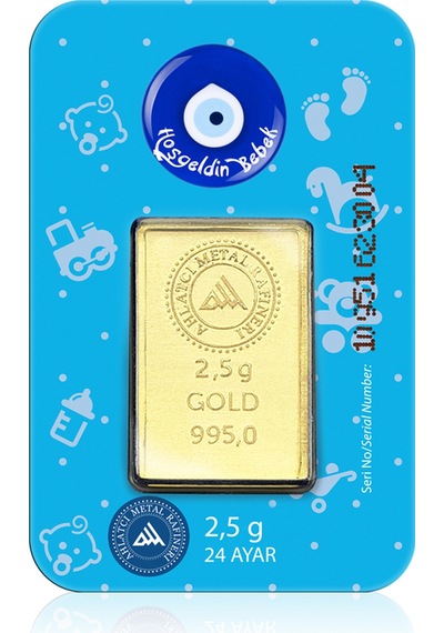 Ahlatcı Kuyumculuk 24 Ayar 2.5 Gram Erkek Bebek Altın