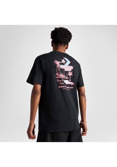 Converse Motel Erkek Siyah T-shirt 10027725 SIYAH