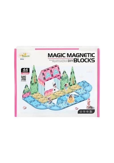 2 Adet Limon Oyuncak Manyetik Puzzle 44 Parça