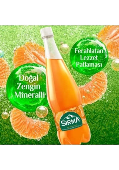 C Vitaminli Mandalina Aromalı Doğal Maden Suyu 6x1