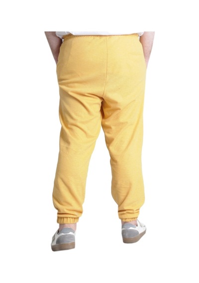 Mode Xl Eşofman Altı Lastikli Paça Waffle 23501 Hardal 001