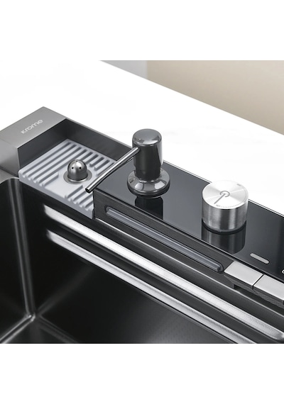 Krome Teknolojik Akıllı Eviye Seti Kombine Ultimate Nano Siyah Krm1020-Bl