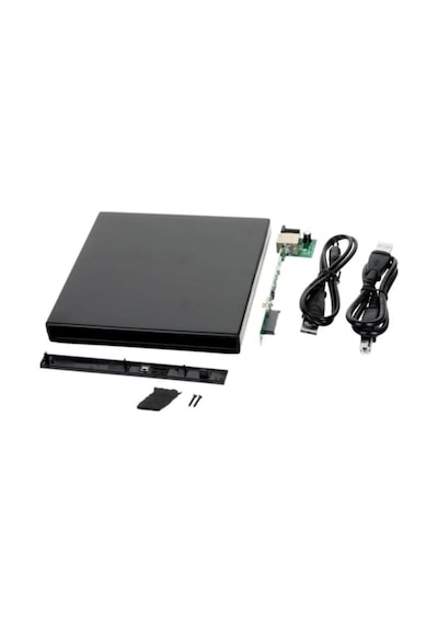 Usb Sata 12.7 Mm Dvd Rw Writer Ssd External Harici Caddy Kutu