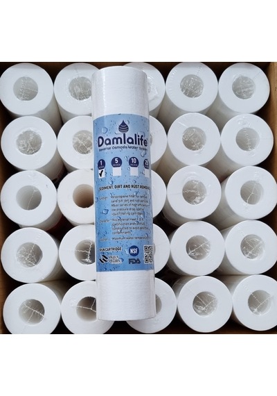 10'' Su Arıtma Spun 1 Micron Sediment Tortu Filtresi (50 Adet)