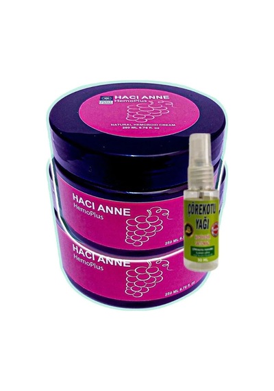 Hacı Anne 2x200 Ml Kremi+30 Ml Çörek Otu Yağı İle