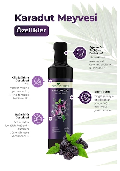 Nutriwow Karadut Özü Dogal İçerikli Şeker İlavesiz 700 G