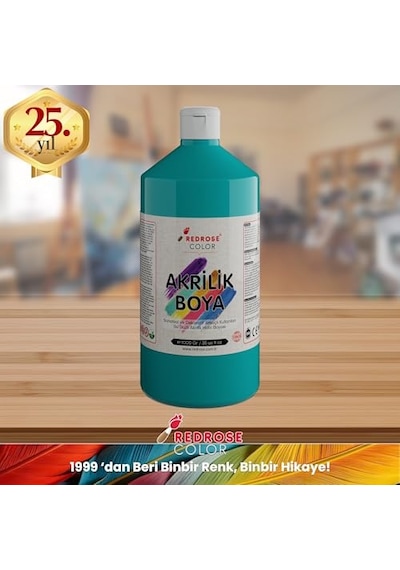 Turkuaz Akrilik Boya 1000 Gr 0,15 L