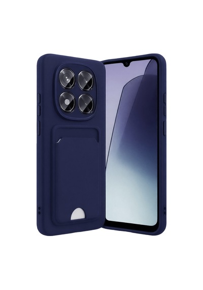 Redmi Note 15 Pro 5g Kelvin Kartvizitli Silikon - Lacivert Bz8683140929237