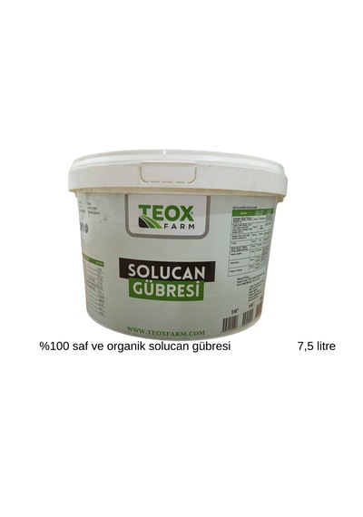 Teoxfarm Katı Solucan Gübresi 5 Kg 5 KG