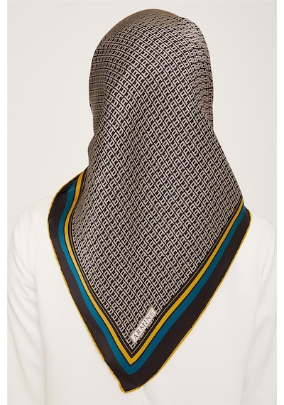 Armine Twill İpek Eşarp 23ka9026 57 Mavi