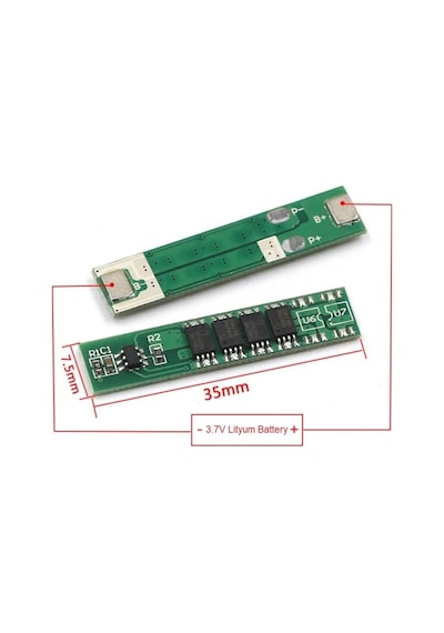 1s 10a Bms 18650 Lityum Pil Şarj Koruma Devresi