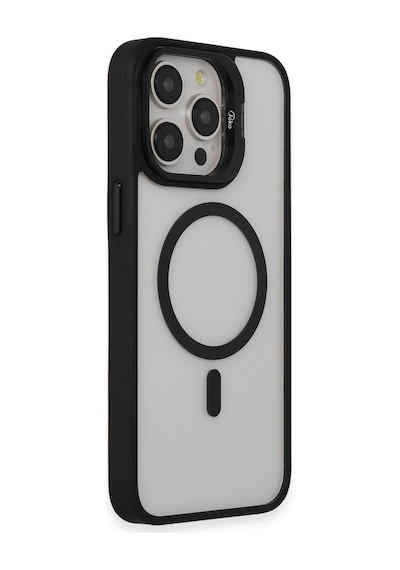 Zengemtx Joko Apple Uyumlu iPhone 14 Pro Kılıf Roblox Lens Magsafe Standlı Kapak - Siyah