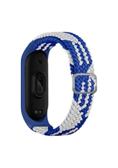 Mi Band 6 Kordon - Mavi-beyaz