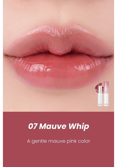 Glasting Melting Balm Parlak Görünümlü Renk Veren Dudak Balmı 07 Mauve Whip Diğer