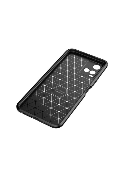 Vivo Y21s Kılıf Tchs Negro Silikon Kapak - Siyah Siyah