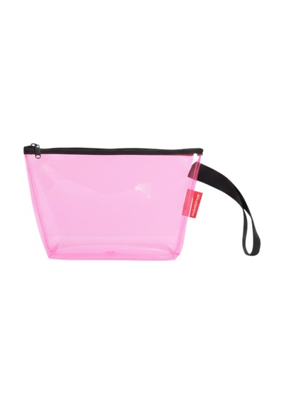Baghashtag Pembe Şeffaf Üçgen Form Makyaj Çantası