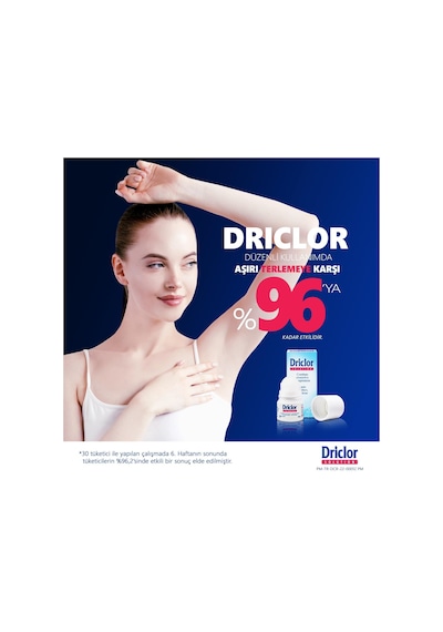 Driclor Aşırı Terleme Önleyici Antiperspirant Roll-On Deodorant 3 x 20 ML