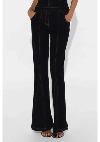 By Dyln Brooklyn Jeans - Mid/low Bel Jean, Şık Dikiş Detayları İle Tarzınızı Yansıtın Siyah