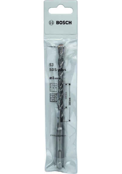 Bosch SDS-Plus 1 Kırıcı Delici Matkap Ucu 8 MM 100 x 160 MM 2608680270