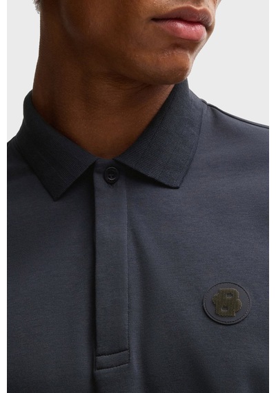 Boss Erkek Polo Yaka T Shirt 50533273 402 Lacivert Lacivert