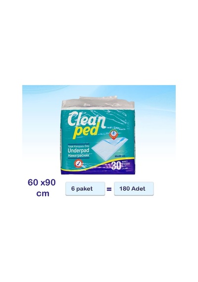 Cleanped Yatak Koruyucu Örtü 60 x 90 CM 30’lu