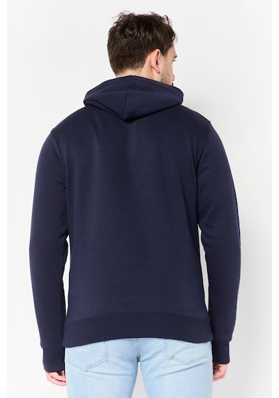 Gant Erkek Kapşonlu Sweatshirt Yandan Cepli Lacivert
