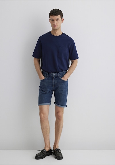 Mavi - Brian Premium Blue Koyu Vintage Mavi Jean Şort 0418489817 Koyu Mavi