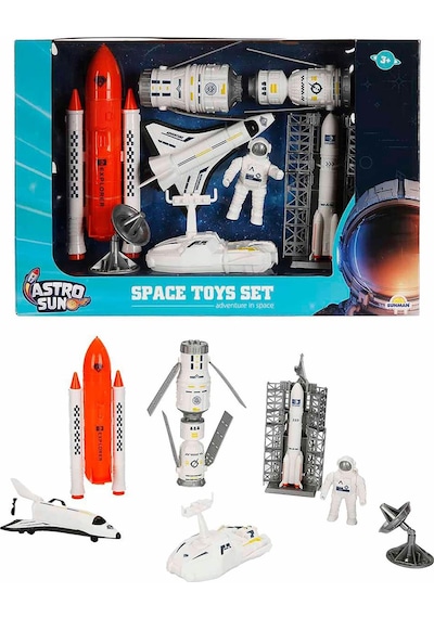 Astro Sun Uzay İstasyonu Oyun Seti - Turuncu Standart