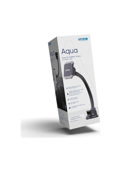 Simex Telefon Tutucu Vantuzlu Miknatisli St-202 Aqua Siyah Diğer