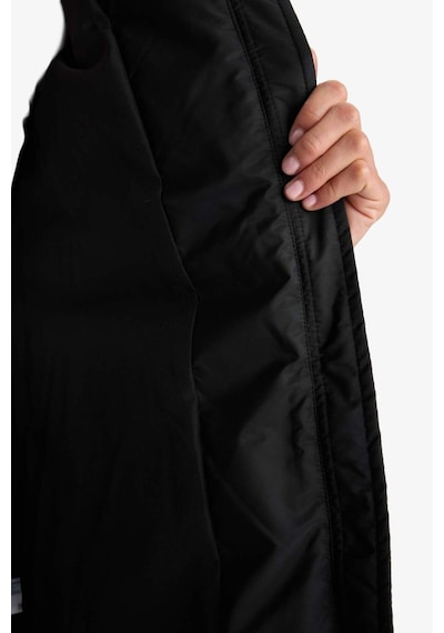 Defacto Su Geçirmez Regular Fit Kapüşonlu Parka F7424ax26spbk27 Siyah-bk27