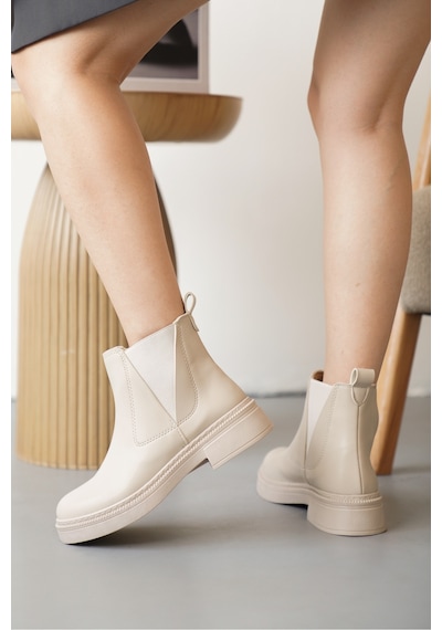 Daxtors D0646 Soğuk Geçirmez Kışlık Kadın Bot & Bootie Nut