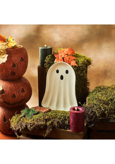 Karaca Halloween Ghost Servis Tabağı 26 Cm Beyaz