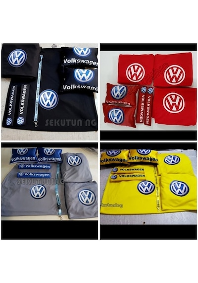Volkswagen Servis Kılıf,Boyun Yastık,Kemer Ped,Ayna Ipi Hediyesi (412742593)