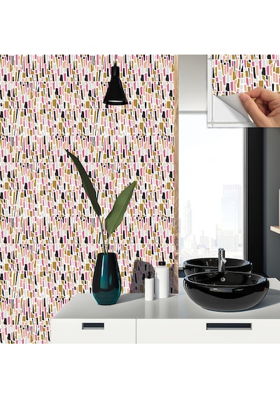 Tink KENDİNDEN YAPIŞKANLI POP MOZAİK DESENLİ PVC KARO 30X30 CM