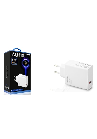 Auris ARS-CH36 67W Usb-a Salise Sayar Hızlı Şarj Aleti Başlık