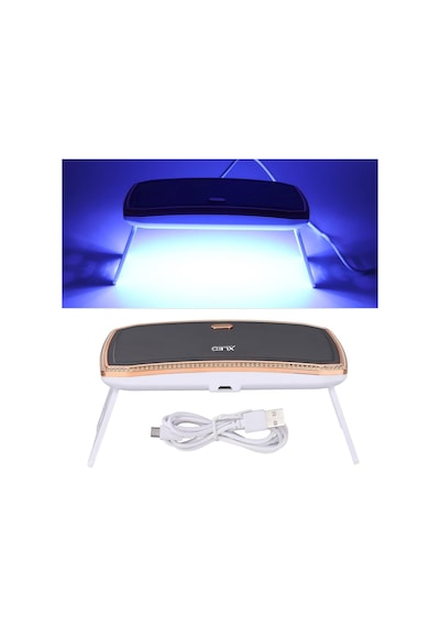 Xled Portatif Mini Uv Led Lamba Manikür Tırnak Kurutucu Siyah 36w