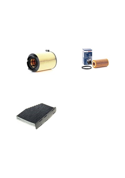 Bosch Filtre Bakım Seti Seat Altea 2.0 Benzinli 2003-2007 Hava + Yağ F. + Polen Filtre Sardes