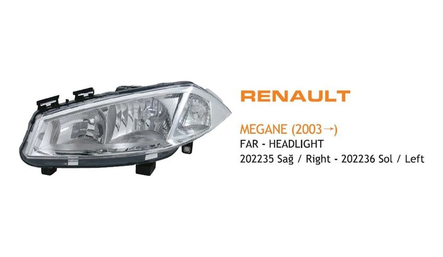 Far Sol Renault Megane Iı Merceksiz 2002-2005