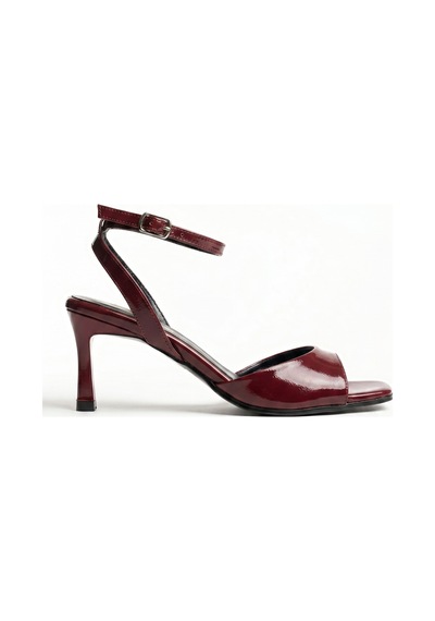 Giamgia Store Kadın Bordo Bilekten Bağlamalı Küt Burun İnce Topuklu Stiletto Abiye Ayakkabı-2344 Giamgia Store Kadın Bordo Bilekten Bağlamalı Küt Burun İnce Topuklu Stiletto Abiye Ayakkabı-2344