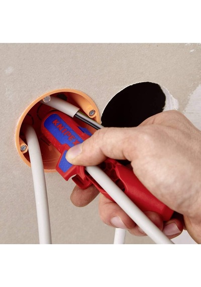 Knipex Ergostrip Sağ Elini Kullananlar İçin Üniversal Soyma Aleti 135 Mm 16 95 01 Sb