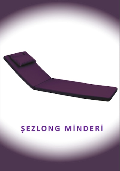 Dekosoy Şezlong Minderi Mor
