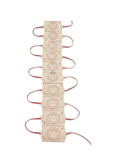 20 Adet 12 Volt 1.5 Watt Tek Lensli 6500k Beyaz 3030 Led Modül Ip65