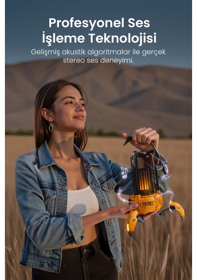 GravaStar Supernova Özel Seri Led Işıklı 25W Bluetooth Hoparlör