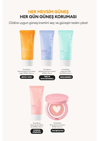 Missha Yapışkan His Bırakmayan Güneş Koruyucu Apıeu Pure Block Daily Sun Cream Ex Spf50/PA 50 ML
