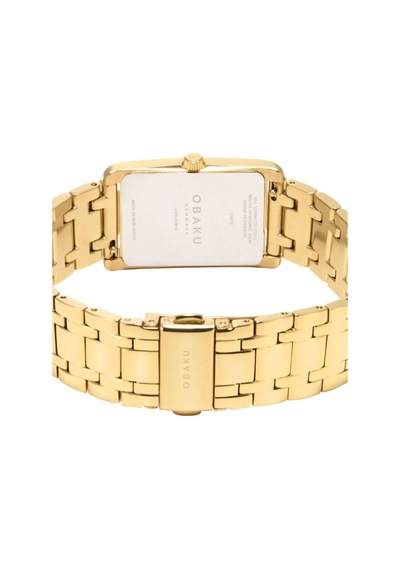 Obaku Denmark V311lxgwsg Quartz Çelik Altın Rengi 24 Mm Kadın Kol Saati Altın